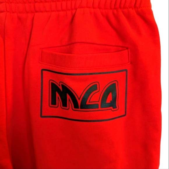 Regular Fit Metal Logo Red Sweatpants...Size Large - Picture 3 of 9